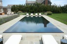 Infinity Edge Negative Edge Rimless Pools Beach Style Pool New York J Tortorella Swimming Pools Pool Designs Geometric Pool