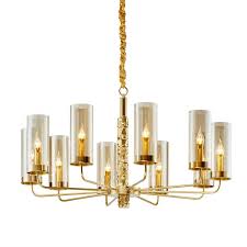 最灯饰 4月新品现代小美式玻璃高端家居样板房客厅餐厅吊灯 淘宝网 pendent lighting ceiling lights ceiling lamp