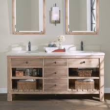 In small bathrooms, most people are limited to a single bathroom vanity, but when you have more space, you might want to go with a double vanity. Elbe Rustic 72 Double Sink Vanity By Northridge Home Costco