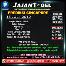 Prediksi Togel Singapore Sgp Senin 15 Juli 2019 Singapura Sydney 11 September
