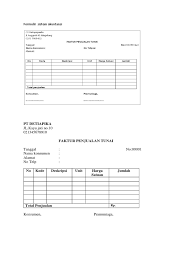 Nota merupakan bukti dari suatu transaksi pembelian atau penjualan barang yang dilakukan secara tunai. Formulir Sistem Akuntansi