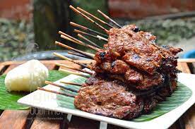 Serve warm with sticky rice. Thai Grilled Pork On A Skewer With Sticky Rice Khao Niaow Moo Ping The High Heel Gourmet