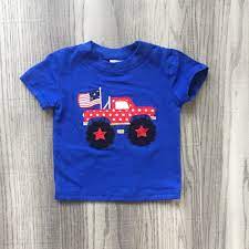 Baby Boys And Girls Tshirt Dress 4th Of July Clothing Independence Day Shirt Dress Children S Cute Us Flag In The Truck Clothes Clothing Sets Aliexpress
