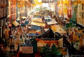 Women in Watercolor Working Together, Buffy Kaufman & Suzanne Accetta