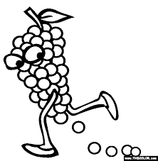 You can use our amazing online tool to color and edit the following easy coloring pages for kids. Grapes Coloring Page Free Grapes Online Coloring