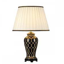 Vintage tall table lamp with matching burgundy crushed velvet fabric lamp shade, silver steel night lights lamaisonshabbychic 5 out of 5 stars (208) £ 38.95. Gold And Black Traditional Table Lamp Lighting Company Uk