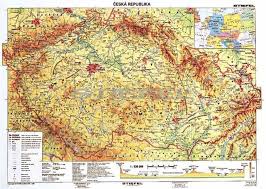 Csehország domborzati térképe, csehország földrajzi jellemzőinek bemutatása. Csehorszag Domborzati Vakterkep Duo Cseh