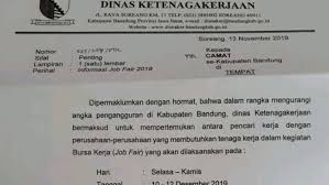Salah satu tips cara melamar kerja lewat email adalah kita perlu memperhatikan format file yang perusahaan terima. Job Fair Bandung Desember 2019 Dari Disnaker Lowongankerjacareer Com