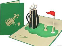 Bol Com Popcards Popupkaarten Golf Golfwedstrijd Golfprijs Hole In One Sport Verjaardag