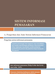 Sistem Informasi Pemasaran | PDF