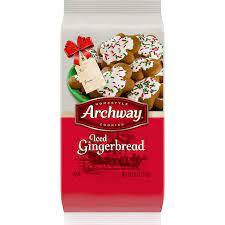 Yes, the icing has something to do with it, but then there are the red and green sprinkles studding the icing. Archway Cookies Holiday Iced Gingerbread Cookies 6 Oz Amazon Com Grocery Gourmet Food
