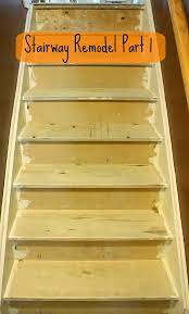This was a simple system that worked great, and will also be how i handle it when dealing with the basement stairs too. Stairway Remodel Part 1 Ripping Out Old Carpet And Finding Pressboard Plywood The Cookie Writer