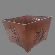 Round steel wood burning rust fire pit with grill poker spark. Esschert Design Fire Pits Patio Heaters Target