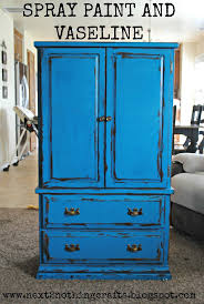Next 2 Nothing Crafts Distress Using Spray Paint And Vaseline Redo Furniture Furniture Makeover Home Diy