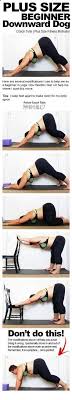 As A Plus Size Beginner In Yoga Modifications Are Necessary I Struggled With Downward Facing Dog Yoga Pose Easy Yoga Workouts Yoga For Beginners Yoga Fitness