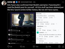 Keemstar claims Ava Kris Tyson supported art from controversial cartoon  artist Shadman