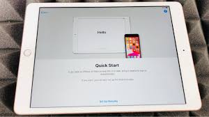 How To Setup New Ipad Using Quick Start With Iphone Or Ipad To Sign In Automatically Youtube