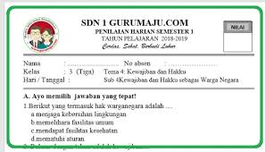 We did not find results for: Soal Penilaian Harian Uh Kelas 3 Tema 4 Kurikulum 2013 Revisi 2018 Guru Maju