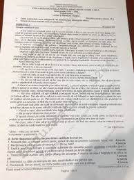 A) limba şi literatura română. Simulare Evaluarea Nationala 2019 Limba Romana Subiecte Si Bareme