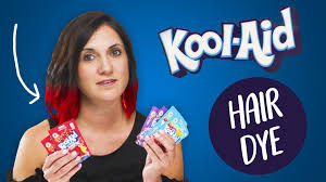 Lots of you come here to my blog searching for this info, so i'm going to tell you how you can dye your dark hair with koolaid. Mom Vs Kool Aid Hair Dye Video Myrecipes