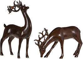 We did not find results for: Set Of 2 Holiday Reindeer Figures 12 Inch Faux Mahogany Wood Reindeer Decor By Raz Imports Amazon Ca Home