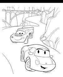 The picture is not one story but contains isolated images of mcqueen, sally. Free Cars Coloring Page With Sally And Mcqueen