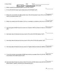 Maybe you would like to learn more about one of these? Acid Base Titration Practice Worksheet Canvas Schoology Google
