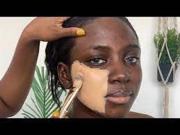 Bridal Hair Makeup Transformation For Dark Skin Dark Skin Makeup Skin Makeup Bridal Hair And Makeup