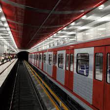 Subway Metro Station With Train 3d Model Architecture Subway Train