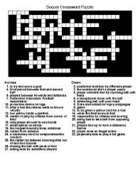A good thing is that it has a word bank, which motivates many more students compared to standard crossword puzzles. Soccer Crossword Puzzle And Word Search With Keys By Lonnie Jones Taylor