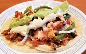 Fried battered fish, cabbage and white sauce. Smoked Fish Tacos Sonora Style My Slice Of Mexico