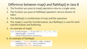 Difference Between Map And Flatmap In Java 8 Stream Java Algorithm Map