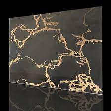 We have 13 distinctive patterns available, and we have the ability to add a gold vein overlay for that extra special look. Antique Mirrors Creative Mirror Shower