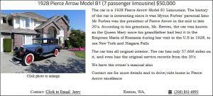 Searching for 1928 Series 81 7 passenger sedan