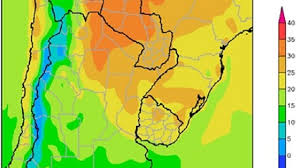 Mesmo o mês mais seco ainda assim tem muita pluviosidade. Clima Tormentas Sobre El Rio De La Plata Y Areas Aledanas Por E Sierra