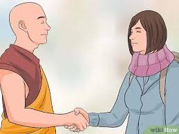 How does one who wants to become a monk find out how to go about getting the robe and bowl, etc.? How To Become A Buddhist 13 Steps With Pictures Wikihow