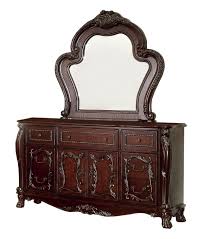 Lizbethia Traditional Style Dresser Mirror Set Dresser With Mirror Furniture Traditional Dressers