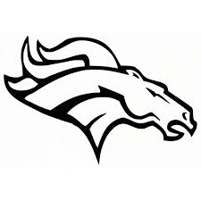 Nfl denver broncos unisex denver broncos decal die cutdenver broncos decal die cut, team color, 8x8. Black And White Broncos Logo Logodix