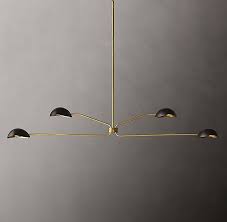 Https Media Restorationhardware Com Is Image Rhis Prod18950439 E513859953 F Pd Illum 0 W In 2020 Linear Chandelier Contemporary Light Fixtures Modern Ceiling Light