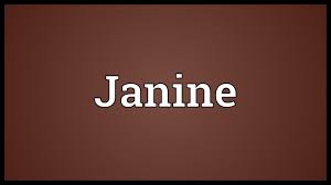 How to say janine in english? Janine Meaning Youtube