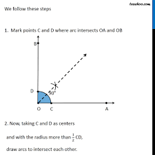 Our company strives to do the best work for reasonable costs. Ex 14 6 3 Draw A Right Angle And Construct Its Bisector