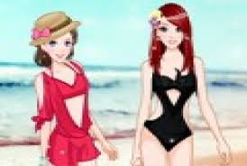لعبة تلبيس بنات البحر العاب بنات Fashion Tankini Swimwear