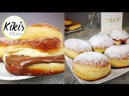 Berliner Kreppel Krapfen Gelingsicheres Rezept Berliner Pfannkuchen Mit Marmelade Nutella Youtube Krapfen Rezept Rezepte Rouladen Kuchen
