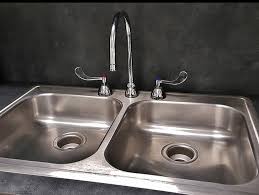 stainless steel sink clean