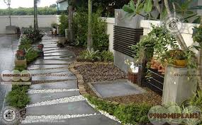 Lots of woodwork and red tiles are common in these homes. Small Courtyard Garden Designs Ideas With Simple Classic Landscapes