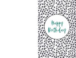 This card template is fully editable so you can insert text to create any kind of greetings card. Printable Happy Birthday Card Template Novocom Top