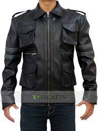 Resident Evil 6 Jacket Leon Kennedy Leather Jacket Celebrities Leather Jacket Leather Jacket Black Leather Jacket