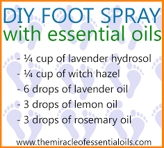 Diy Essential Oil Foot Spray The Miracle Of Essential Oils