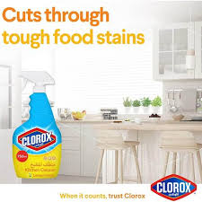 Buy Clorox Lemon Kitchen Cleaner Disinfectant Spray 750 Ml Online Shop Cleaning Household On Carrefour Saudi Arabia