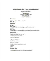 The student resume sample is perfect for all kinds of people. High School Student Student Resume Template Word